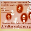A Velkey család és a Gimnázium