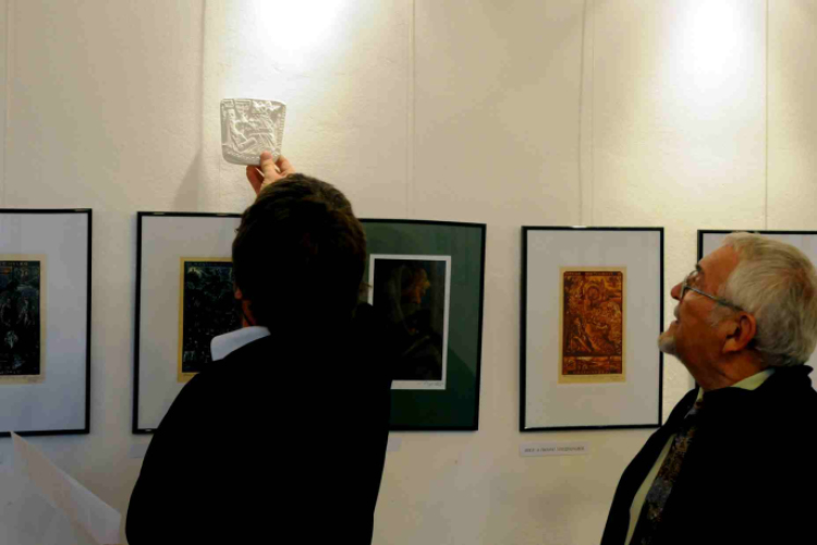 Nagy László kiállítása Albertirsán