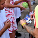 Vízilabda olimpikonok a főtéren