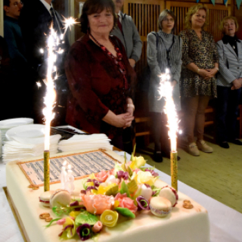 Soltészné Lédeczi Juditot köszöntötték