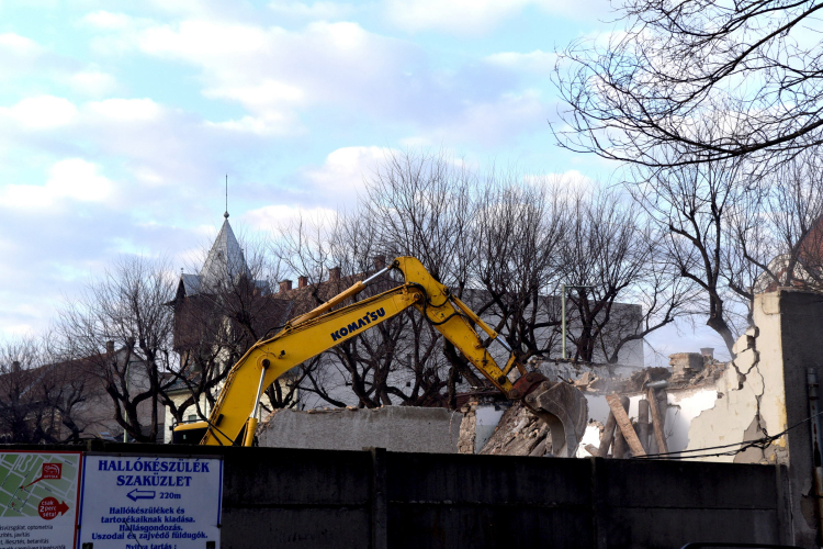 Rákóczi úti épületbontás I.