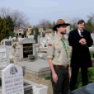 Koszorúzás a köztemetőben - Március 15.