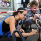 CIÖK kerékpártároló festés