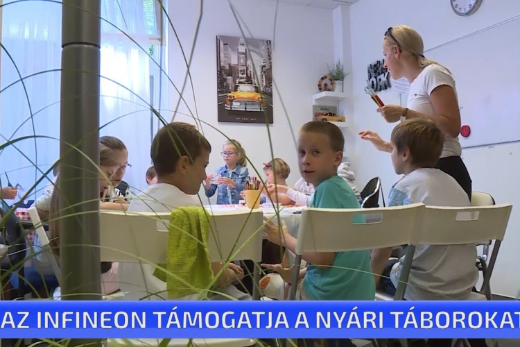 Az Infineon támogatja a nyári táborokat