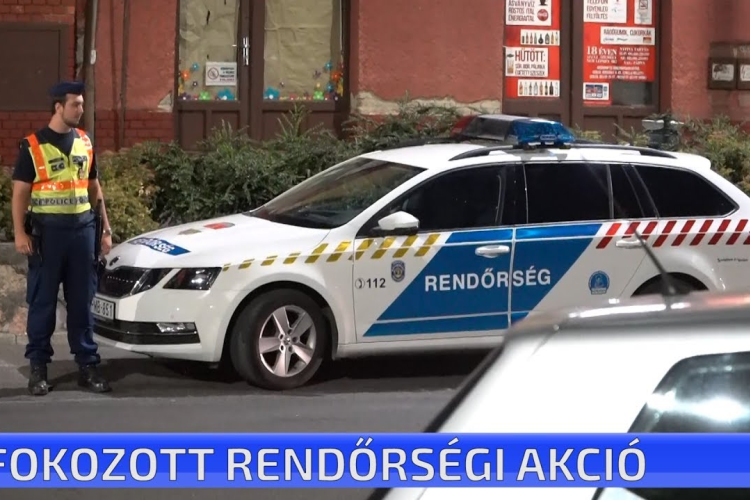 Fokozott rendőrségi akció