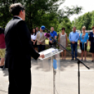 Fürdő út átadás