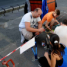 CIÖK kerékpártároló festés