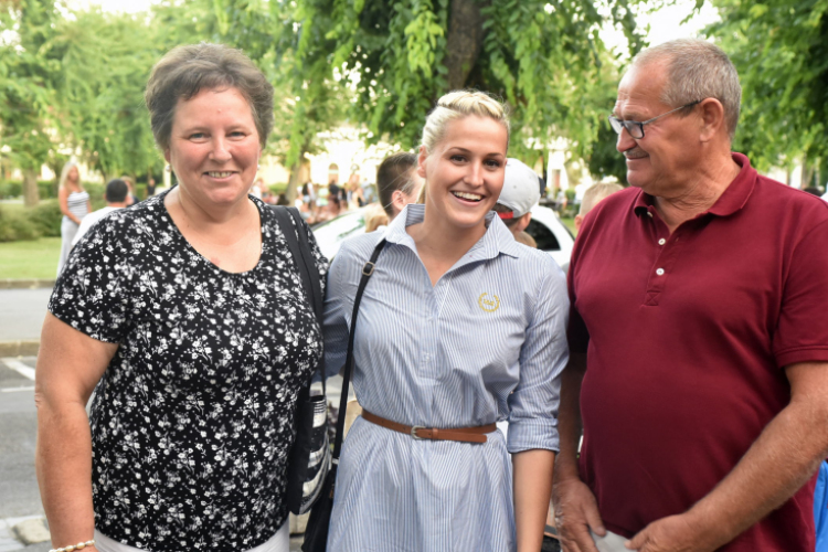 Olimpikonok köszöntése