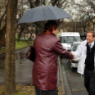 Esőben is kampányoltak Cegléden