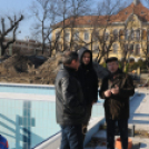 Városi Strandfürdő - járólapok építése
