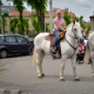 Lovasfelvonulás a belvárosban