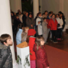 Betlehemezés a Városháza aulájában