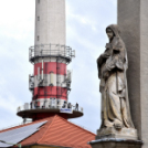 Éneklés a TV torony kilencedik emeletének teraszáról