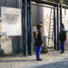 Kossuth erkély megkoszorúzása