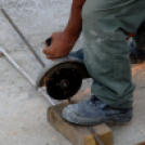 Városi Strandfürdő - csempézés-kerítés bontás