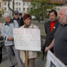 Tüntetés Cegléden