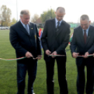 Műfüves pálya átadása