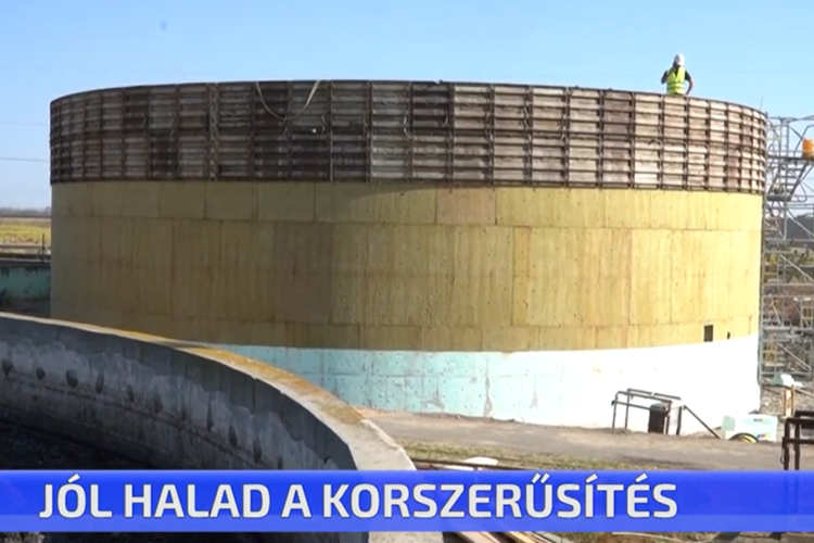 Jó ütemben halad a korszerűsítés