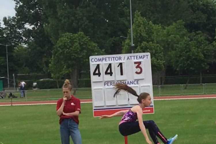 Keszthelyi Luca diákolimpiai bajnok magasugrásban!