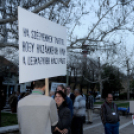 Tüntetés a ceglédi Kossuth téren