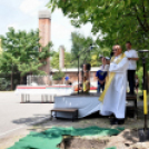 Kosárlabdacsarnok alapkőletétel 