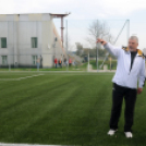 Műfüves pálya átadása