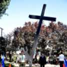 Megemlékezés a vasútállomáson