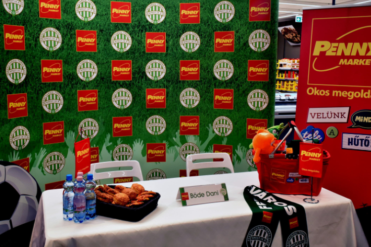 BÖDE DANI az újonnan megnyílt PENNY boltban