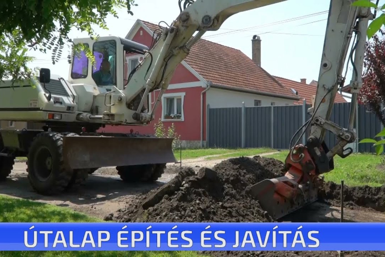 A város költségvetéséből újabb utakat fejlesztenek Cegléden