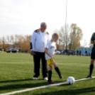 Műfüves pálya átadása