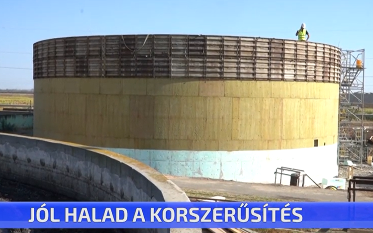 Jó ütemben halad a korszerűsítés