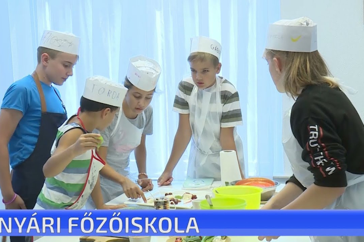 Nyári főzőiskolát szervezett általános iskolás diákoknak az IDEA oktatási stúdió