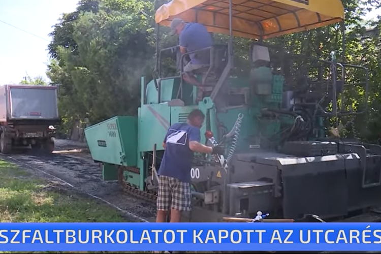 Aszfaltburkolatot kapott az utcarész