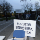 Tüntetés a ceglédi Kossuth téren