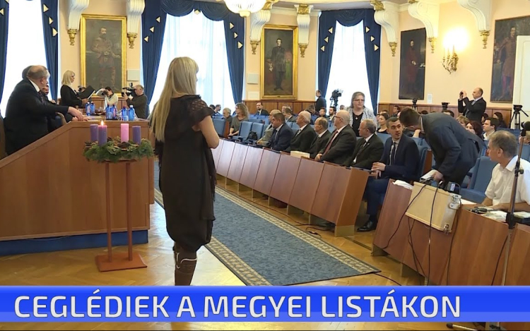 Ceglédiek a megyei listákon