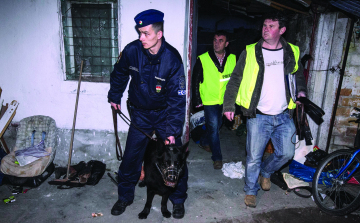 Ágyukból ugrasztottak ki három férfit a ceglédi rendőrök