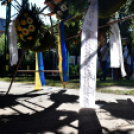 Megemlékezés a vasútállomáson