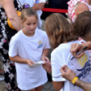 Vízilabda olimpikonok a főtéren