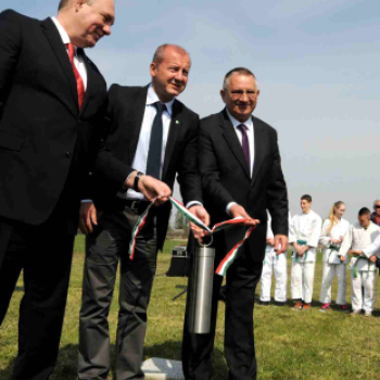 Ceglédi judó központ alapkő letétel