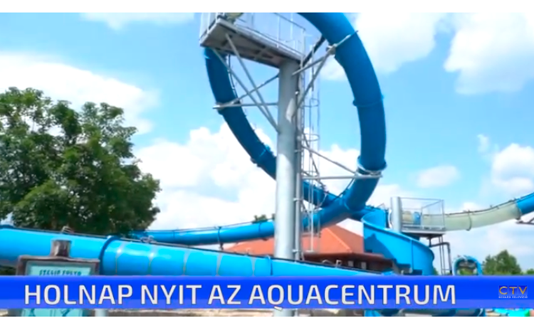 Holnap nyit az Aqua Centrum