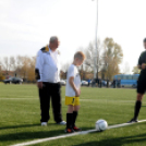 Műfüves pálya átadása