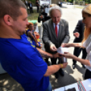 Kosárlabdacsarnok alapkőletétel 