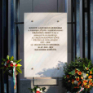 Kossuth erkély megkoszorúzása