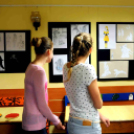 Kiállítás a gimiben