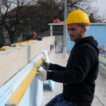 Városi Strandfürdő - burkolások, gépészet