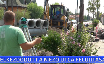 Elkezdődött a Mező utca felújítása