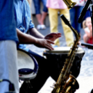 Koncert az Ordas Lajos közben