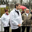 Esőben is kampányoltak Cegléden