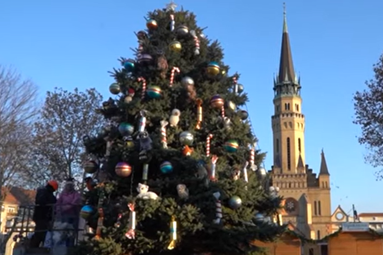 Új díszek is felkerültek a karácsonyfára