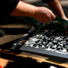 Cegléd első festett QR-kódja